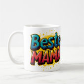 Beste Mama 1 コーヒーマグカップ (左)