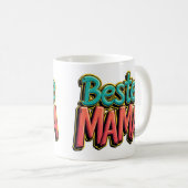 Beste Mama 2 コーヒーマグカップ (正面右)