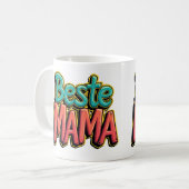 Beste Mama 2 コーヒーマグカップ (正面左)