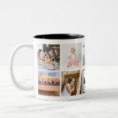 Beste Mama der Welt Fototasse Zweifarbige Tasse ツートーンマグカップ (左)