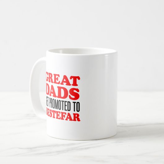 Bestefarのノルウェー人のマグに促進されるすばらしいパパ コーヒーマグカップ (正面左)