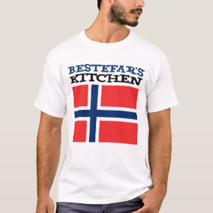 Bestefarの台所ノルウェー人の祖父 Tシャツ