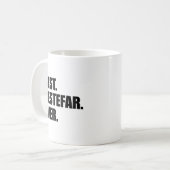 Bestefarの最も最高のなノルウェーの祖父のマグ コーヒーマグカップ (正面左)