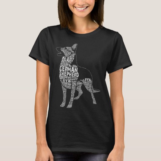 Bester German Shepherd Dad je geschenkt Tシャツ (正面)