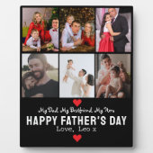 "Bester Papa aller Zeiten" Fotocollage フォトプラーク (正面)