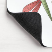 Bestestは煩わせます(トンボ) マウスパッド (コーナー)