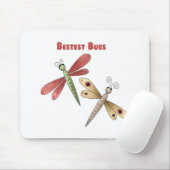 Bestestは煩わせます(トンボ) マウスパッド (マウス)