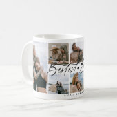 Bestest Bestieの友人Keepsake写真コラージュ コーヒーマグカップ (正面左)