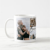 Bestest Bestieの友人Keepsake写真コラージュ コーヒーマグカップ (左)