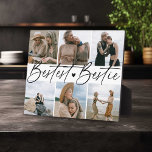 'Bestest Bestie' Friends Keepsake Photo Collage Pl フォトプラーク<br><div class="desc">この記念ギフト写真コラージュのプラークで彼女が何を意味するか友人に知らせなさい。デザインの機能あなたのお気に入りの写真の6あなたの友最高の達のスクリプ読トの文字は'Bestest Bestie'となる。クリスマスや誕生日でBFFに最適な贈り物かジャスト…!</div>