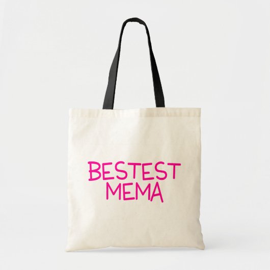 Bestest Mema トートバッグ (正面)