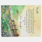 Bestfriend with カスタム Message (FL-B1)の毛布 フリースブランケット (正面(横))