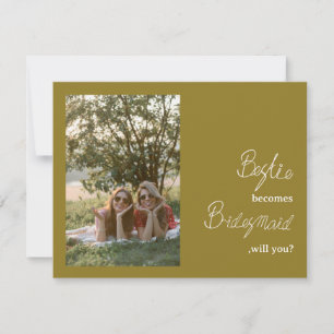 BestieがBridesmaidの提案写真になる