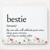 BESTIEの辞書定義 マウスパッド (正面)