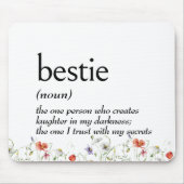 BESTIEの辞書的定義 マウスパッド (正面)