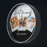 BESTIEギフトパーソナライズされたBFF誕生日写真かわいい 壁時計<br><div class="desc">BESTIEギフトパーソナライズされたBFF誕生日写真かわいい</div>