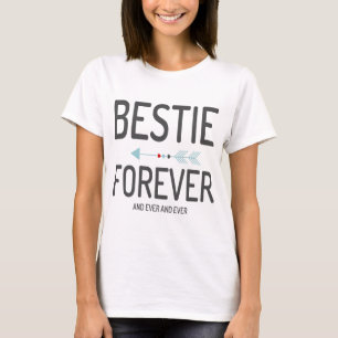 Bestie永久に一致させている親友Frienに Tシャツ