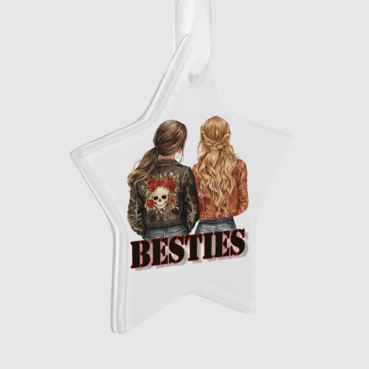 Bestie Acrylic Ornament オーナメント (正面)