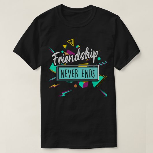 Bestie BFF 2マッチング友情Never End Bes Tシャツ (デザイン正面)