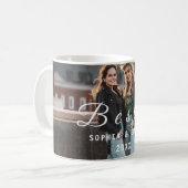 Bestie Collage Mug – Custom Photos, Names & Year コーヒーマグカップ (正面左)