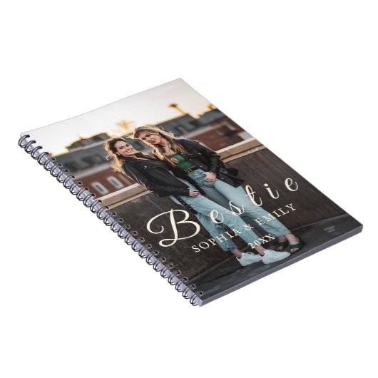 Bestie Collage Spiral Photo Notebook – Custom ノートブック (右側)