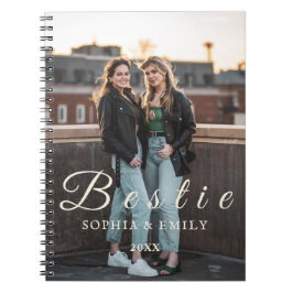 Bestie Collage Spiral Photo Notebook – Custom ノートブック