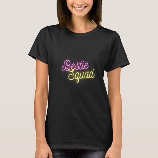 Bestie Squad Best Friends Forever Tシャツ (正面)