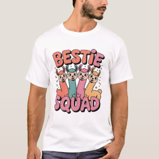 Bestie Squad Granddaughter Niece Funny Squad Lover Tシャツ