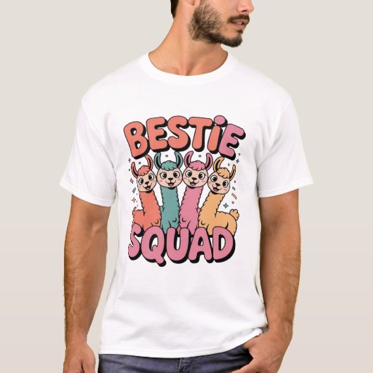 Bestie Squad Granddaughter Niece Funny Squad Lover Tシャツ (正面)