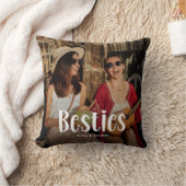 BESTIESのかわいいパーソナライズされたBFFギフト クッション (ブランケット)