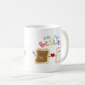 bestiesのピーナッツバターの綿毛 コーヒーマグカップ (正面右)