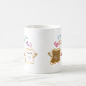 bestiesのピーナッツバターの綿毛 コーヒーマグカップ (中央)