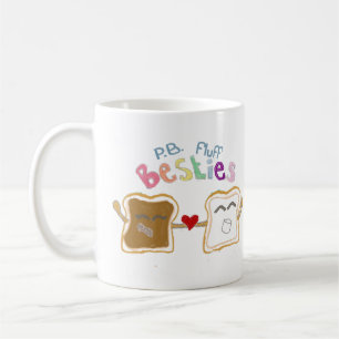 bestiesのピーナッツバターの綿毛 コーヒーマグカップ