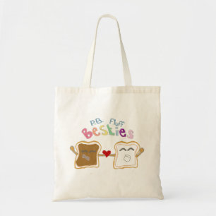 bestiesのピーナッツバターの綿毛 トートバッグ