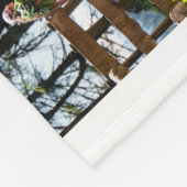 Bestiesカスタムフォトコラージュ&ネームフリース空白の フリースブランケット (角)