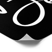 Bestiesスクリプトカスタムフォトコラージュ ポスター (角)