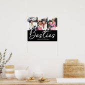 Bestiesスクリプトカスタムフォトコラージュ ポスター (キッチン)