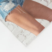 Bestiesスクリプトギフトfor Friendsフォトコラージュ フリースブランケット (角)