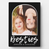 Bestiesフォトアーチ写真フレーム白黒 フォトプラーク (正面)