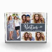 Bestiesフォトコラージュ最高のの友人 フォトブロック (正面)