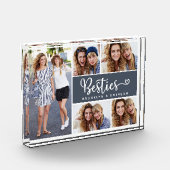 Bestiesフォトコラージュ最高のの友人 フォトブロック (左)