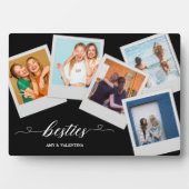 BestiesフォトコラージュBFFかわいい4フォトギフト フォトプラーク (正面)