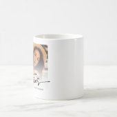 BESTIESフォトコラージュBFFギフトモダントレンディーかわいい コーヒーマグカップ (中央)