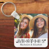 BESTIES モダン Friends Forever Chic Script 2写真 キーホルダー (正面)
