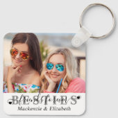 BESTIES モダン Friends Forever Chic Script 2写真 キーホルダー (裏面)