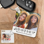 BESTIES モダン Friends Forever Chic Script 2写真 キーホルダー<br><div class="desc">1つまたは2つの写真とタイトルBESTIESを備えた友最高の人のためのキーチェーンを作成しモダンて、ハートを黒と灰色の編集可能な白い背景にオーバーレイとしてアクセント付け、名前または両側に文字を付けた手書きのスクリプトタイポグラフィでカスタムす。アシスタンス：救済デザインの変更/カスタマイズ、色の変更または別の製品へのデザインの転送に関しては、デザイザのBEFORE ORDERをZazzleチャットメッセージタブまたは電子メールmakeitaboutyoustore@gmail.com経由で行う。</div>