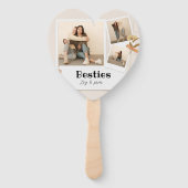 BESTIES、写真のコラージュと名前 | BFF ハンドファン (正面)