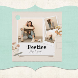 BESTIES、写真のコラージュと名前 | BFF フェイバータグ