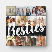 BESTIES、写真のコラージュと名前 | BFF フォトプラーク (正面)