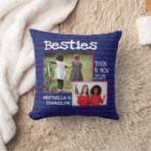 BESTIES 最高の Friend 2 Photo BFF クッション (ブランケット)